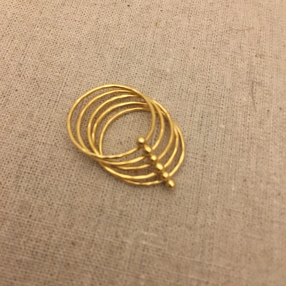 Stella & Dot Rhett Ring - Gold Size 8